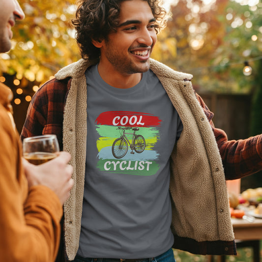 Cool Cyclist Herren T-Shirt . Premium Fahrrad Shirt kaufen