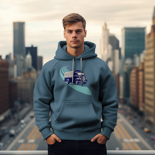 Oldtimer LKW Hoodie | Retro Lastwagen Unisex Kapuzenpullover