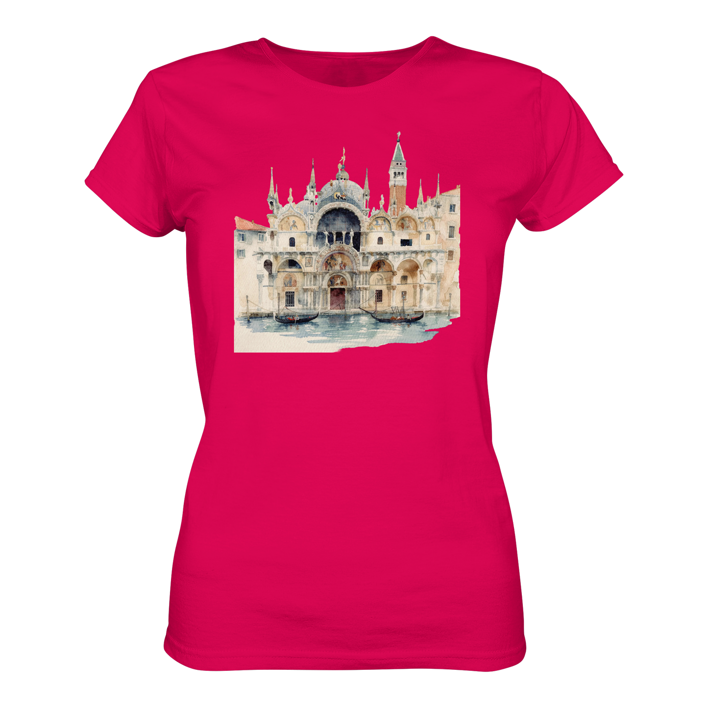 Damen T-Shirt Premium - Venedig Print
