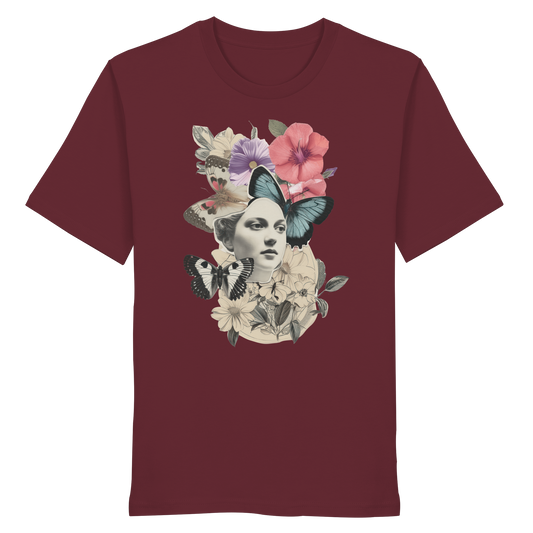 Damen T-Shirt Organic - "Vintage Flower" Print