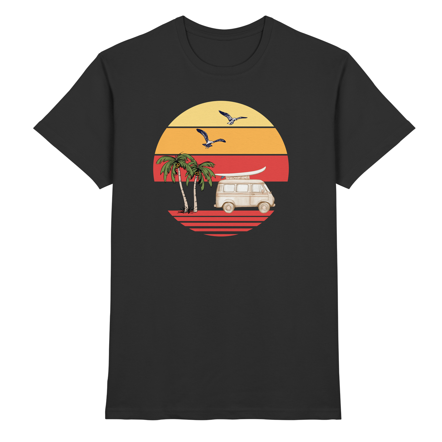 Herren T-Shirt Premium - "Sommer für Surfer "