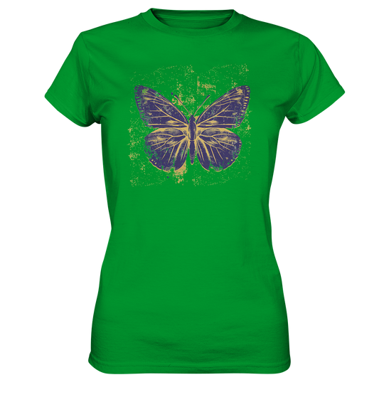 Damen T-Shirt Premium - Schmetterling Print