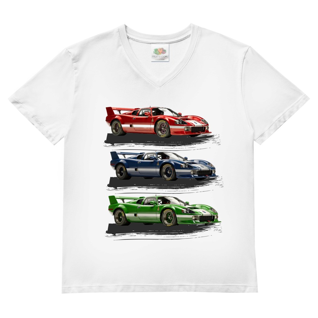 Le Mans 1970  Le Mans 1970  V-Neck T-Shirt | Retro Motorsport Basic Shirt
