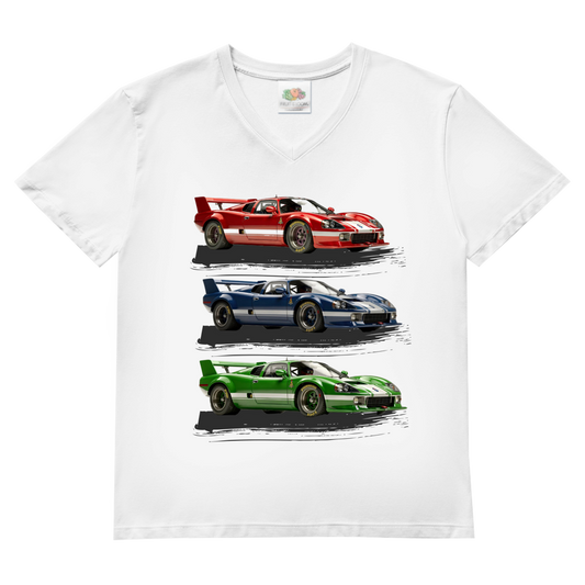 Le Mans 1970  Le Mans 1970  V-Neck T-Shirt | Retro Motorsport Basic Shirt