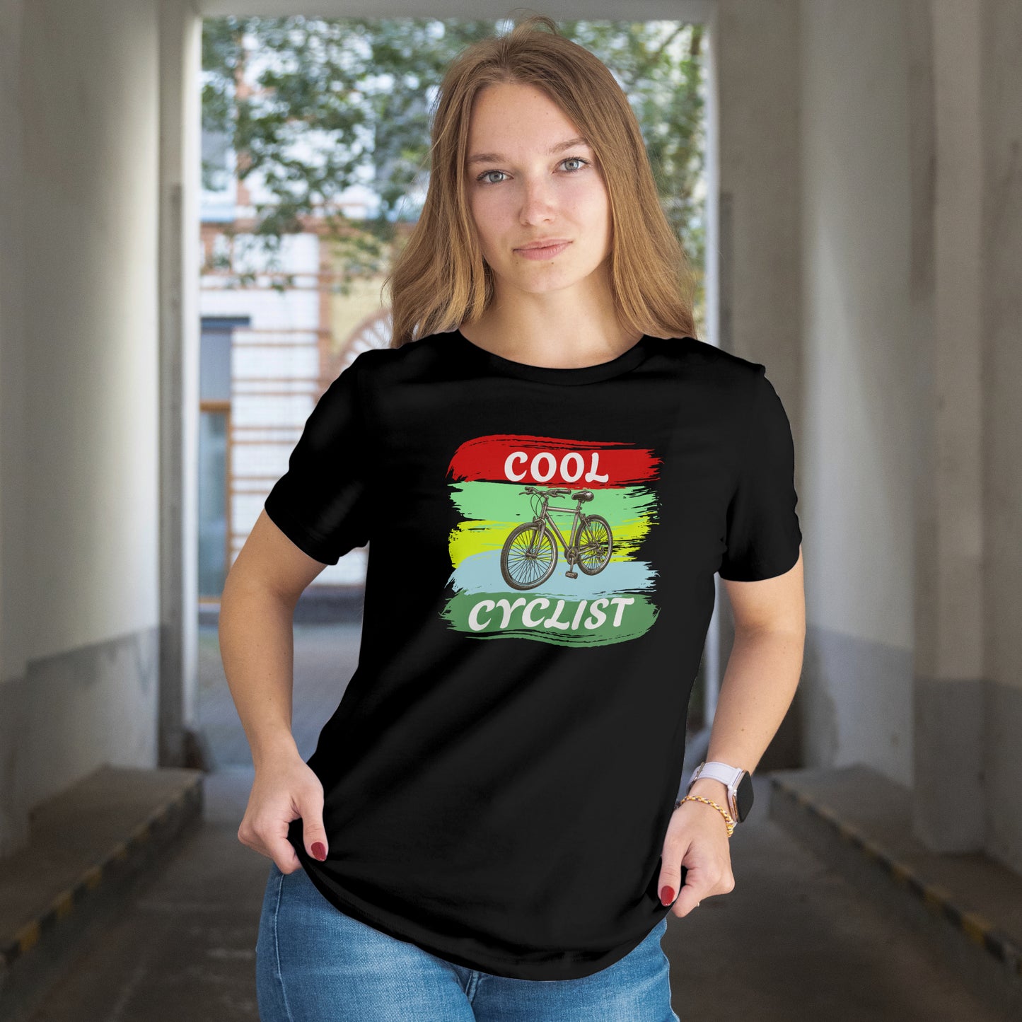 Damen Premium T-Shirt - Cool Cyclist