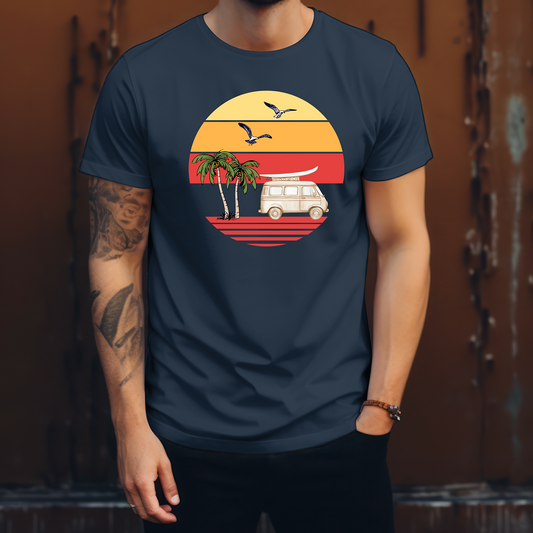 Herren T-Shirt Premium - "Sommer für Surfer "