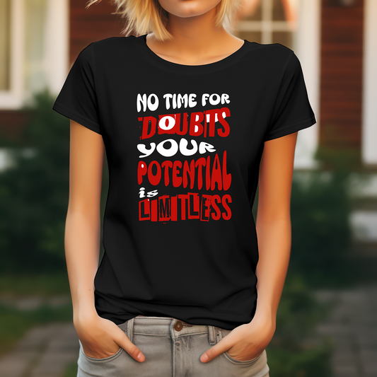 Damen T-Shirt Organic Basic mit Statement-Spruch