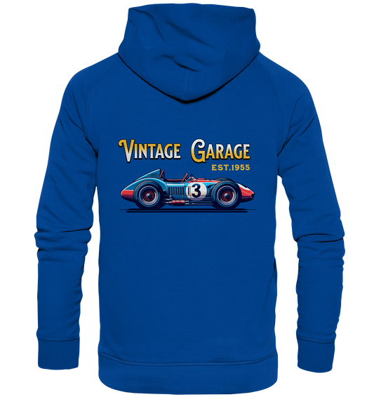 Basic Hoodie - Retro Racing Style für Männer & Frauen