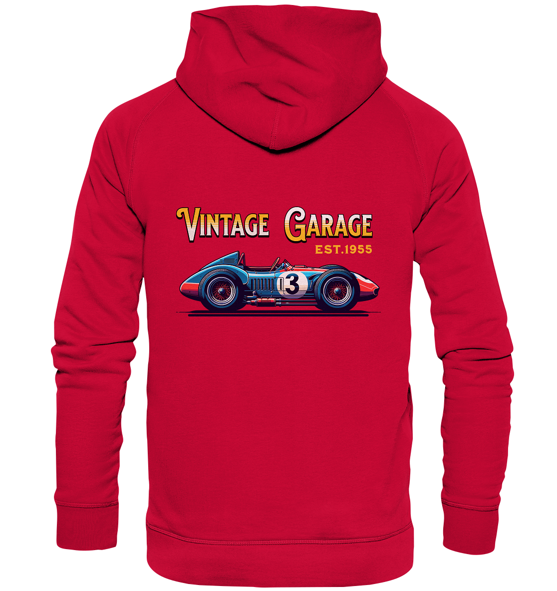 Retro Racing Hoodie | Lässiger Unisex Motorsport Kapuzenpullover