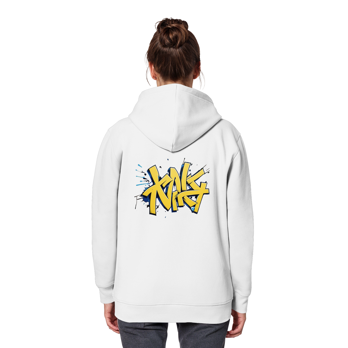Organic Unisex Hoodie - Graffiti & Logo