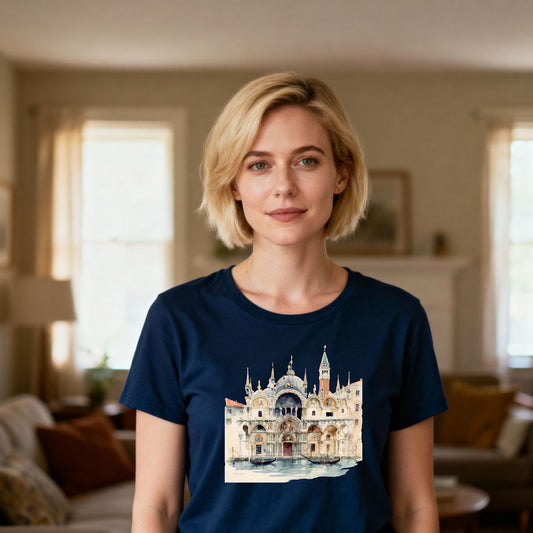 Damen T-Shirt Premium - Venedig Print
