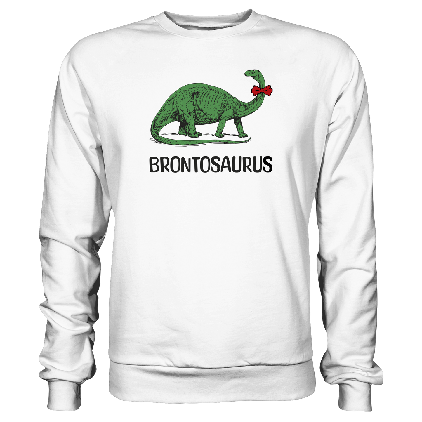 Brontosaurus Sweatshirt | Dinosaurier mit Schleife