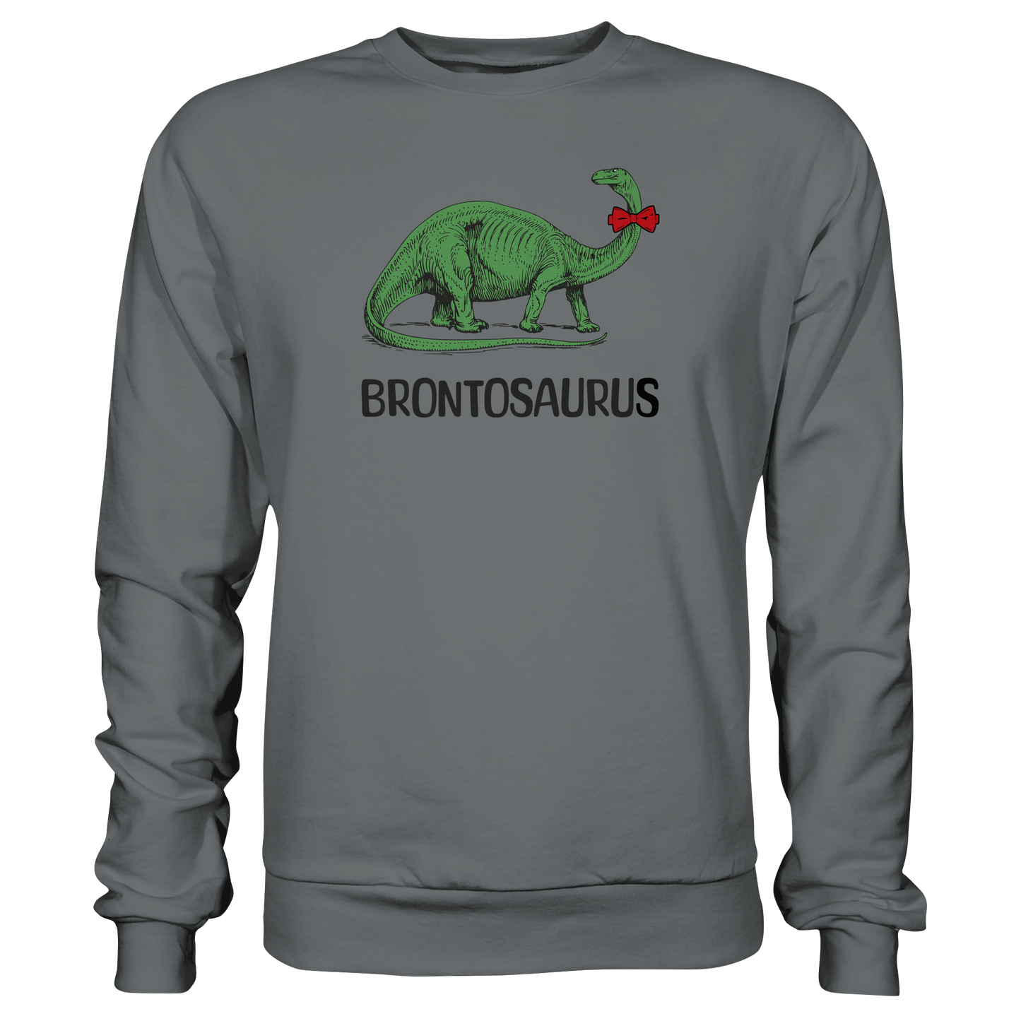 Brontosaurus Sweatshirt | Dinosaurier mit Schleife