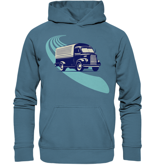 Oldtimer LKW Hoodie | Retro Lastwagen Unisex Basic Kapuzenpullover