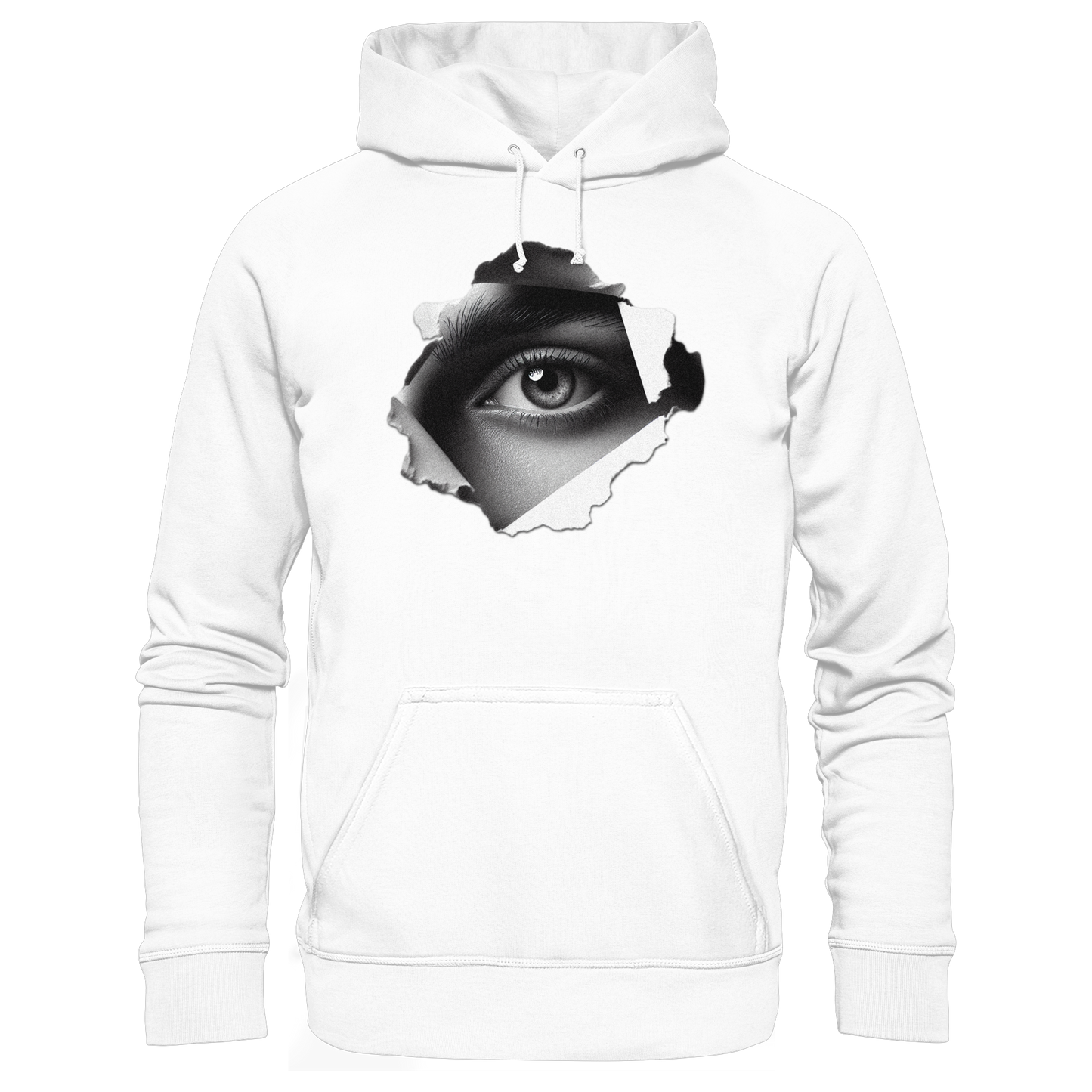 Das Auge Kapuzenpullover | Mystischer Basic Unisex Grafik Hoodie