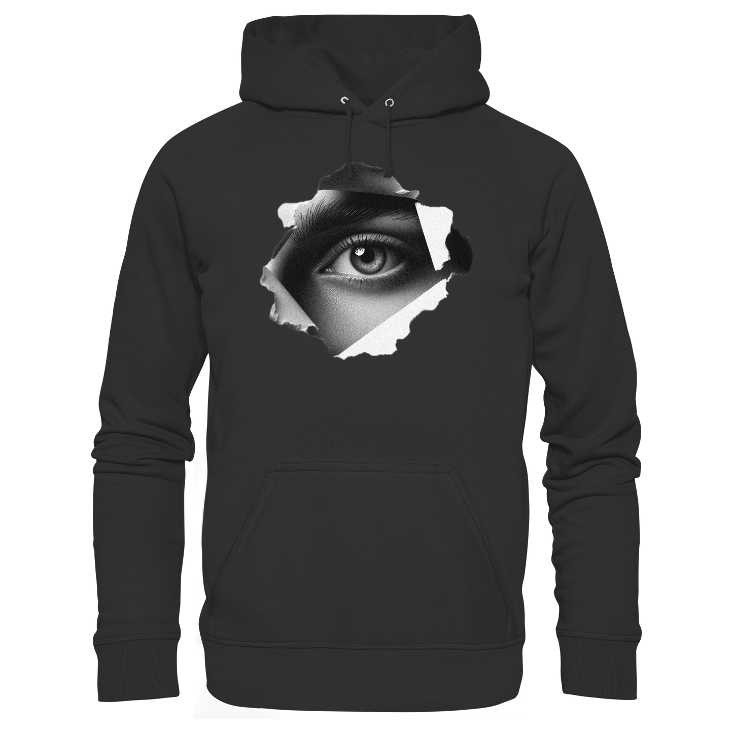 Das Auge Kapuzenpullover | Mystischer Basic Unisex Grafik Hoodie