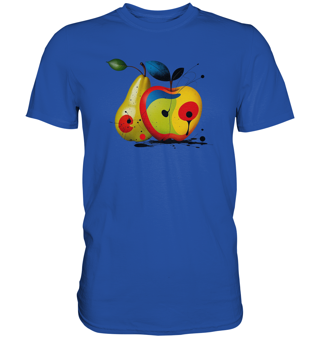 Herren T-Shirt Classic - Apfel und Birne Motiv