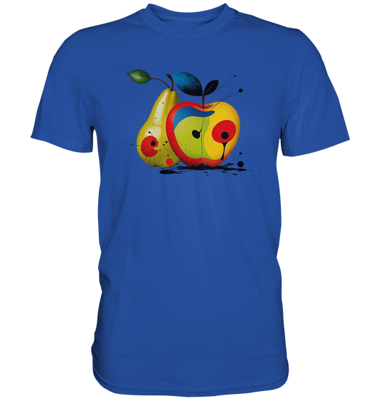 Herren T-Shirt Classic - Apfel und Birne Motiv