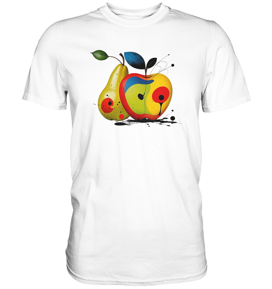 Classic Herren T-Shirt - Apfel und Birne Motiv