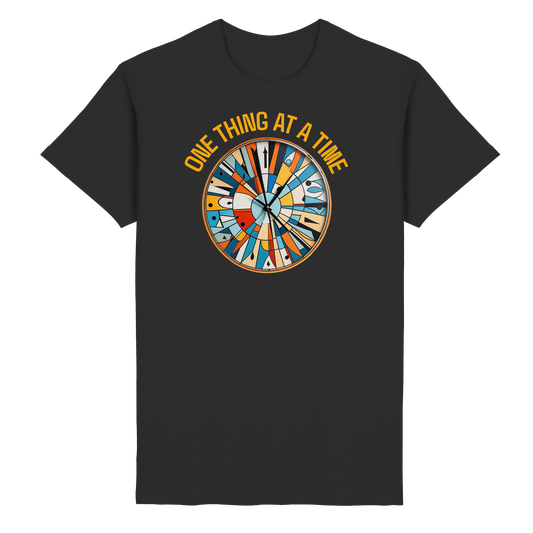 One Thing at a Time Herren T-Shirt | Heavy Cotton Shirt mit Spruch
