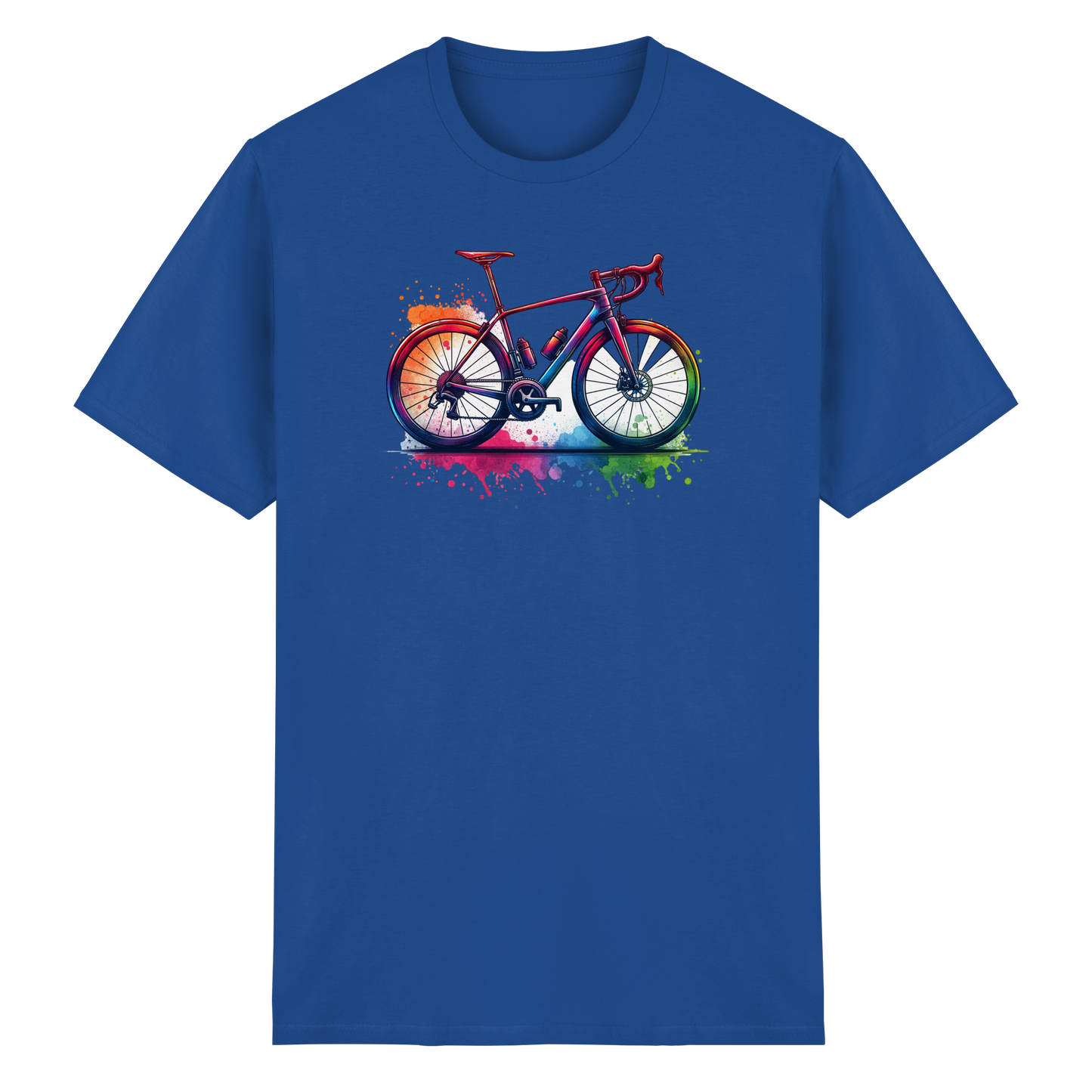 Herren T-Shirt Heavy Cotton - Rennrad -Print