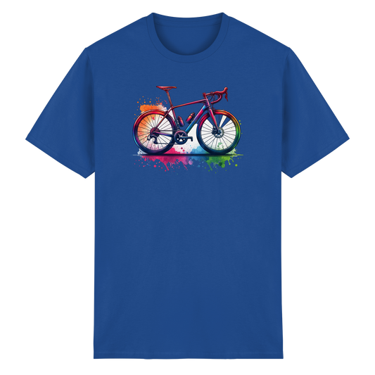 Herren T-Shirt Heavy Cotton - Rennrad -Print