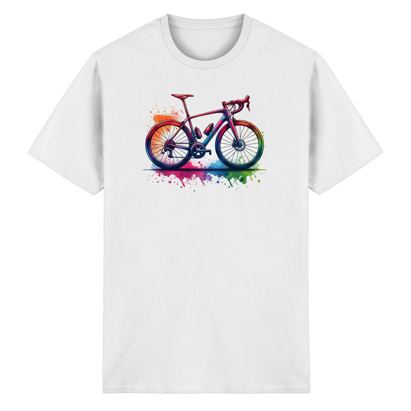 Rennrad T-Shirt für Herren | Lässiges Heavy Cotton Fahrrad Shirt