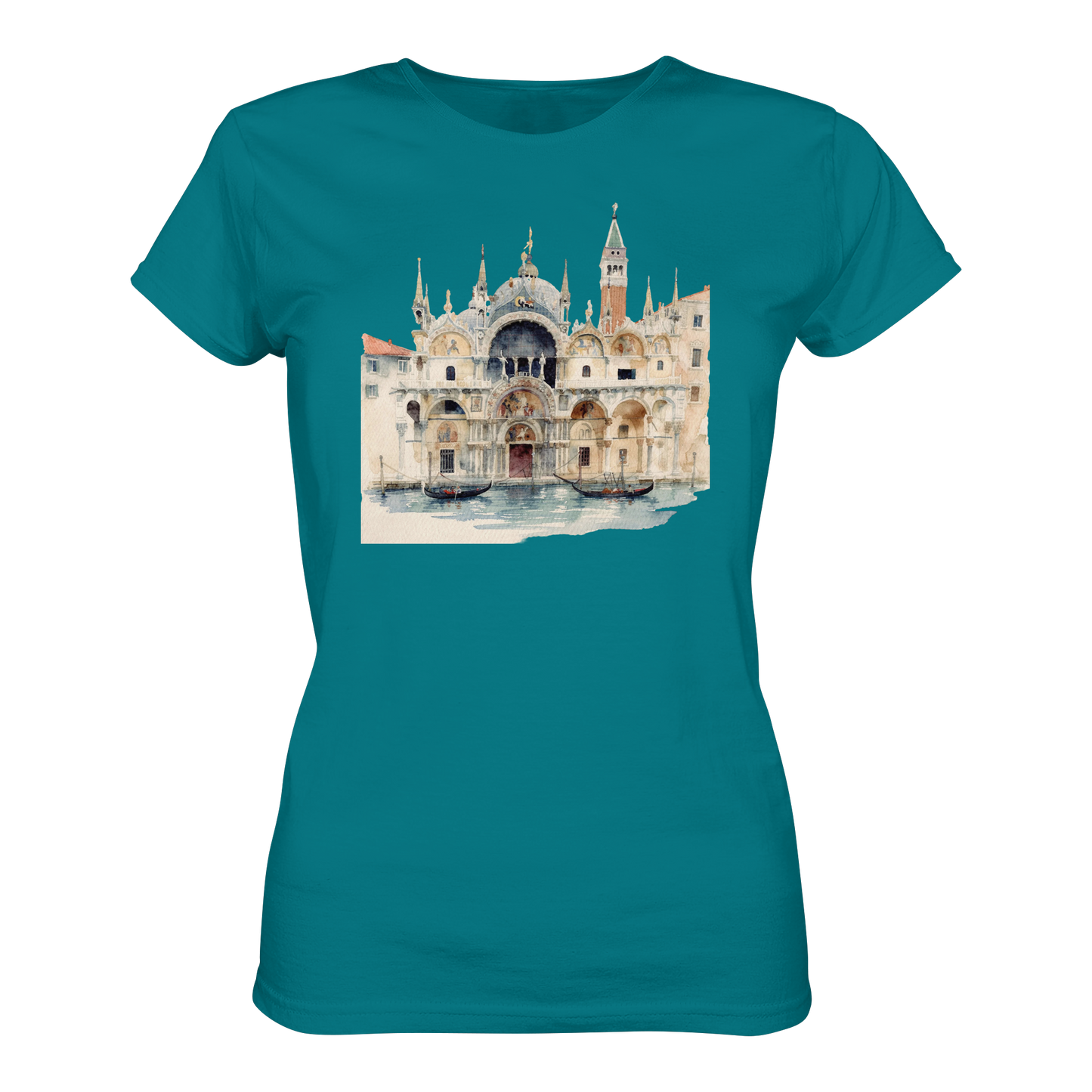 Damen T-Shirt Premium - Venedig Print