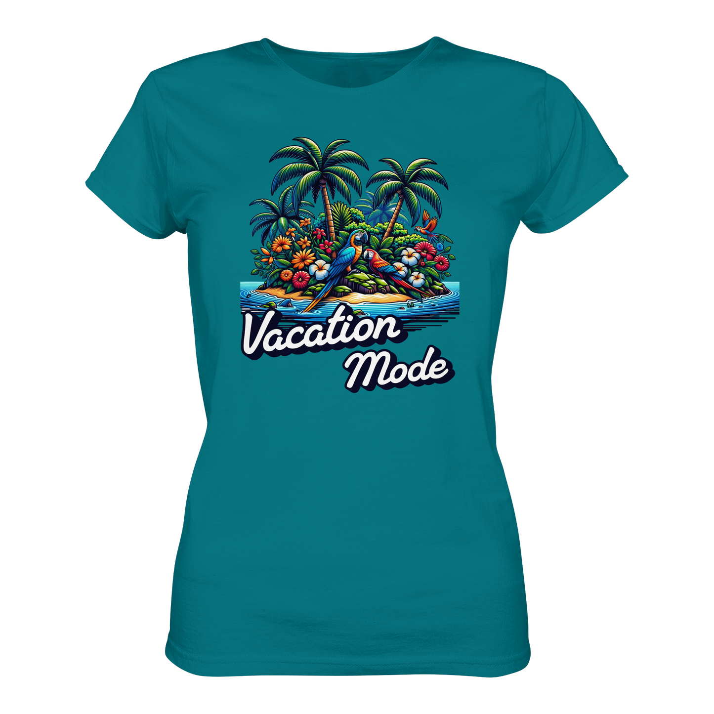 Damen  Premium T-Shirt - "Vacation Mode" Print