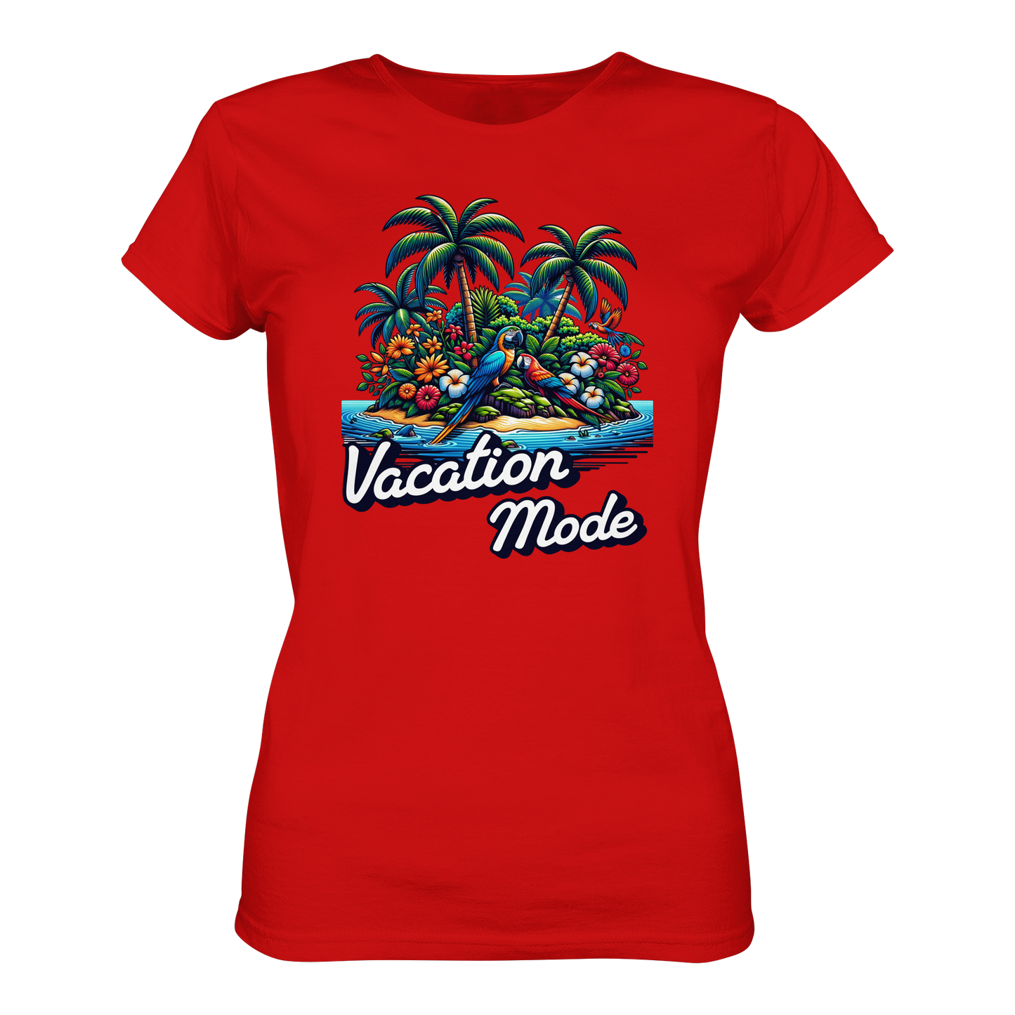 Damen  Premium T-Shirt - "Vacation Mode" Print