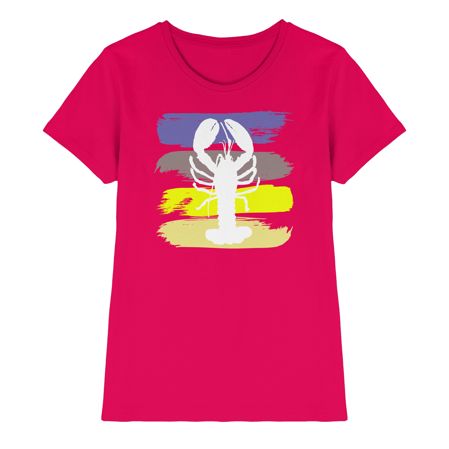 Damen T-Shirt Premium mit Hummer Motiv