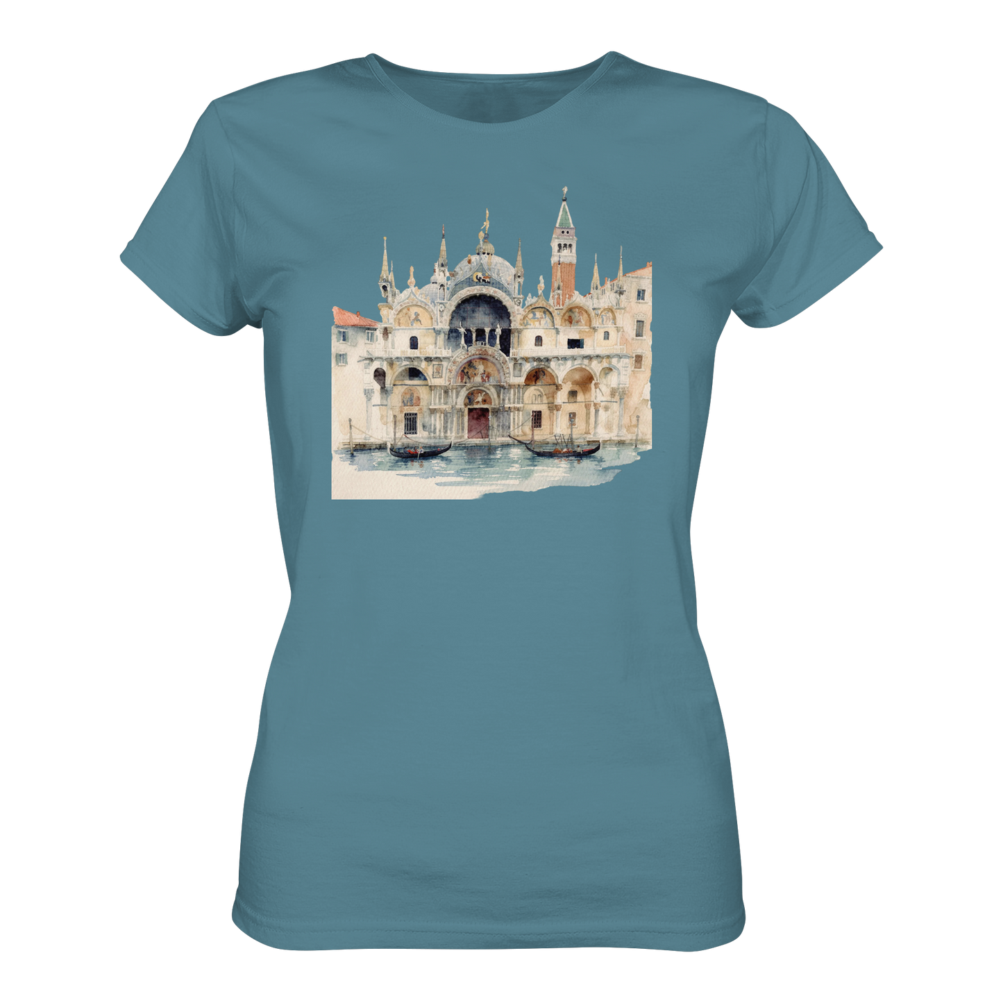 Damen T-Shirt Premium - Venedig Print