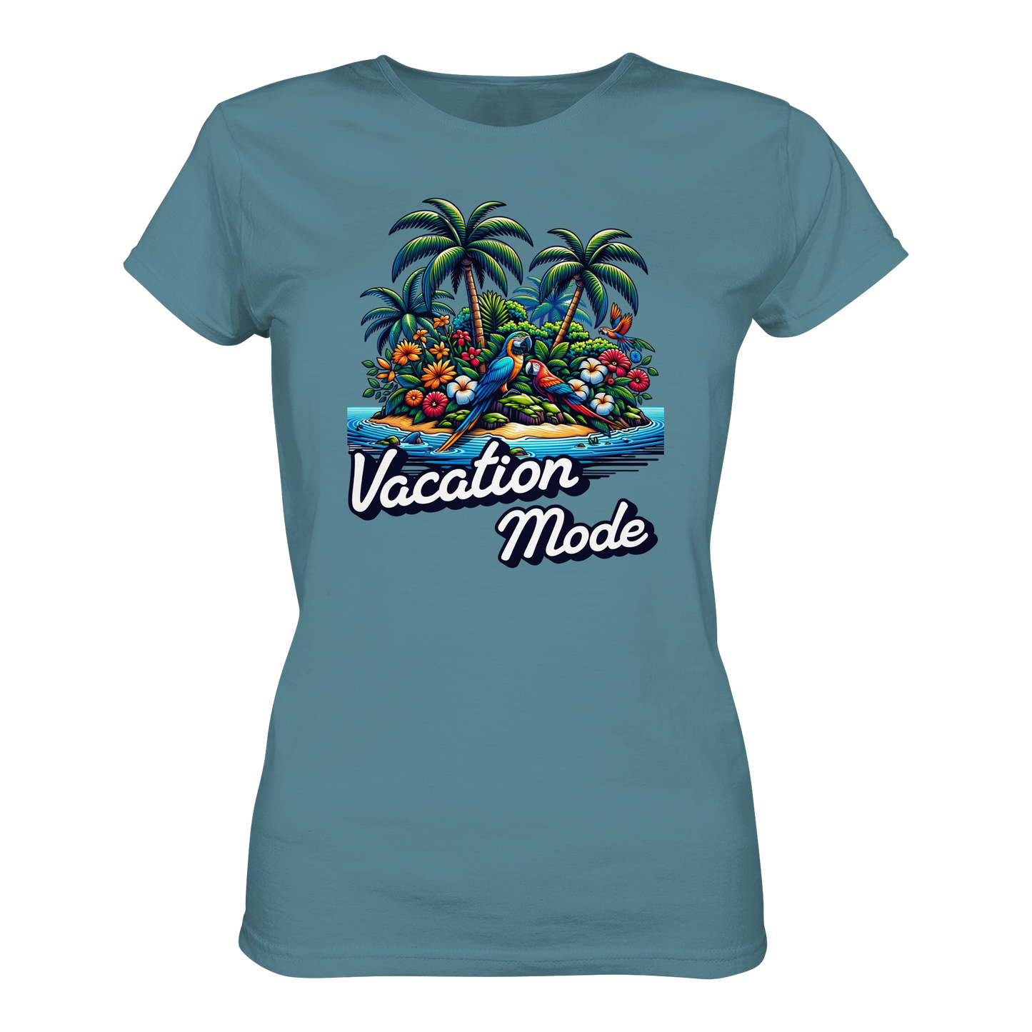 Damen  Premium T-Shirt - "Vacation Mode" Print