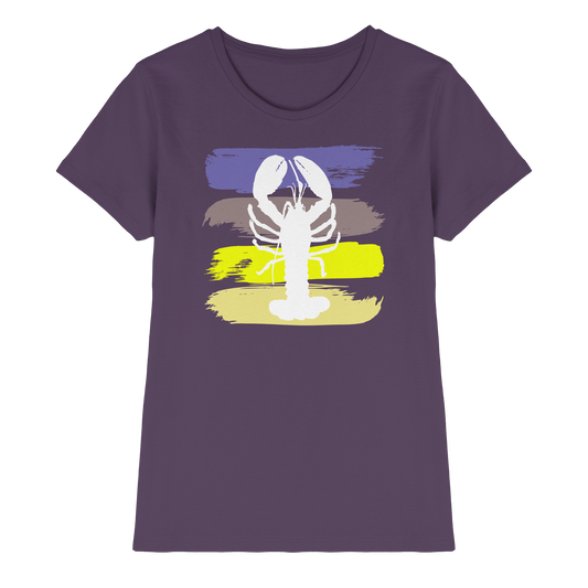 Damen T-Shirt Premium mit Hummer Motiv