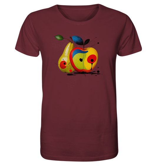Damen T-Shirt in Bio-Qualität - Apfel & Birne Print