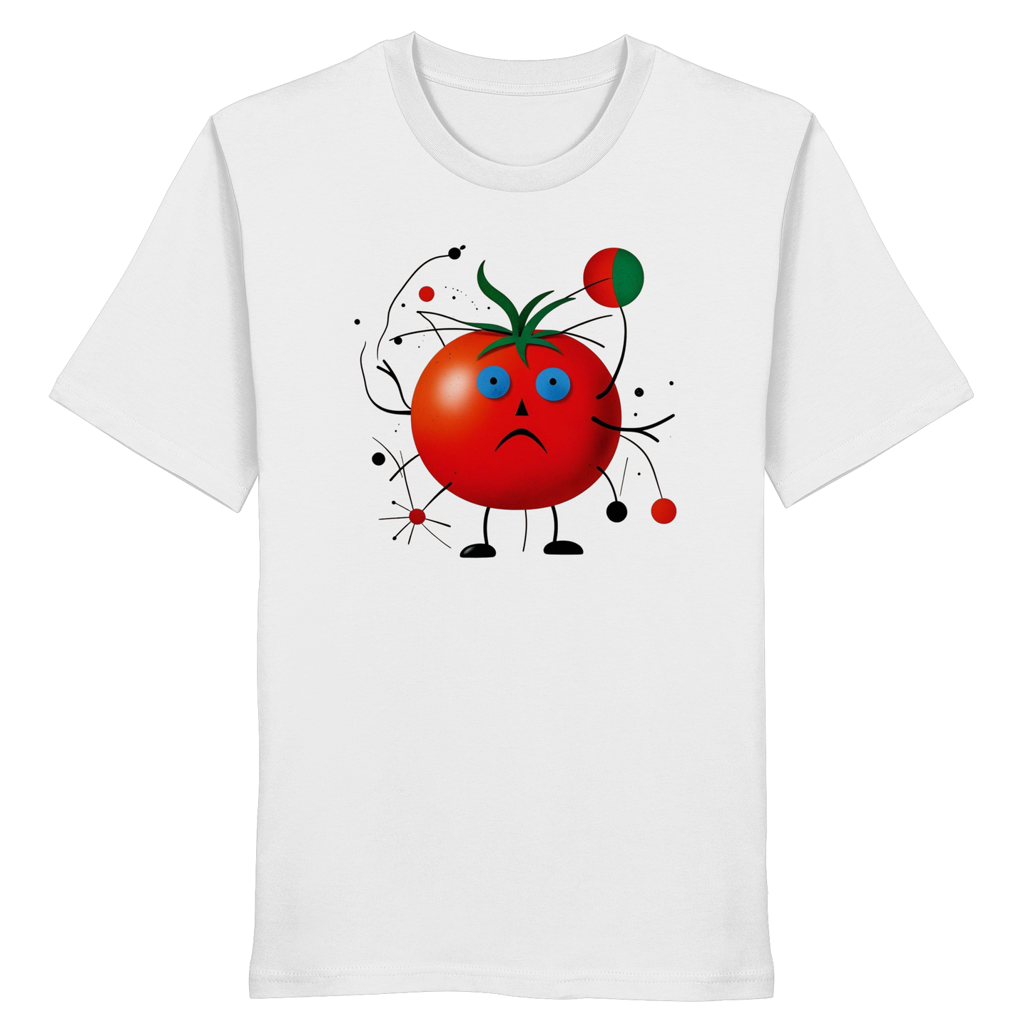 Damen T-Shirt "Beleidigte Tomate"  | Baumwollshirt mit Cartoon Motiv