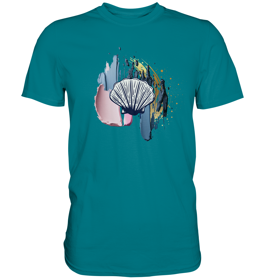 Damen T-Shirt Premium mit Muschel Motiv