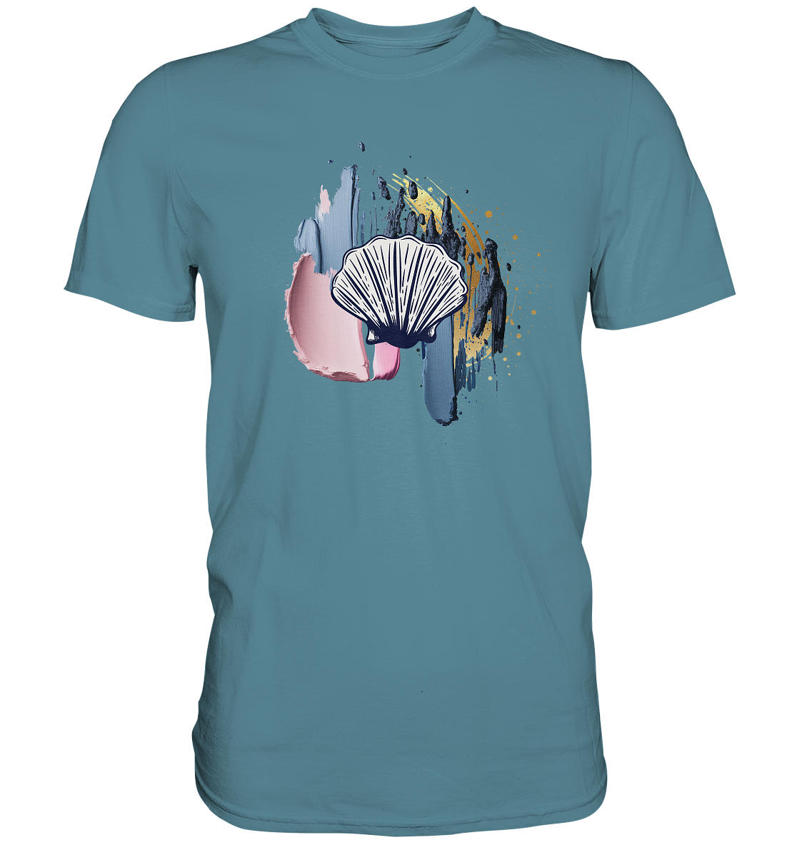 Damen T-Shirt Premium mit Muschel Motiv
