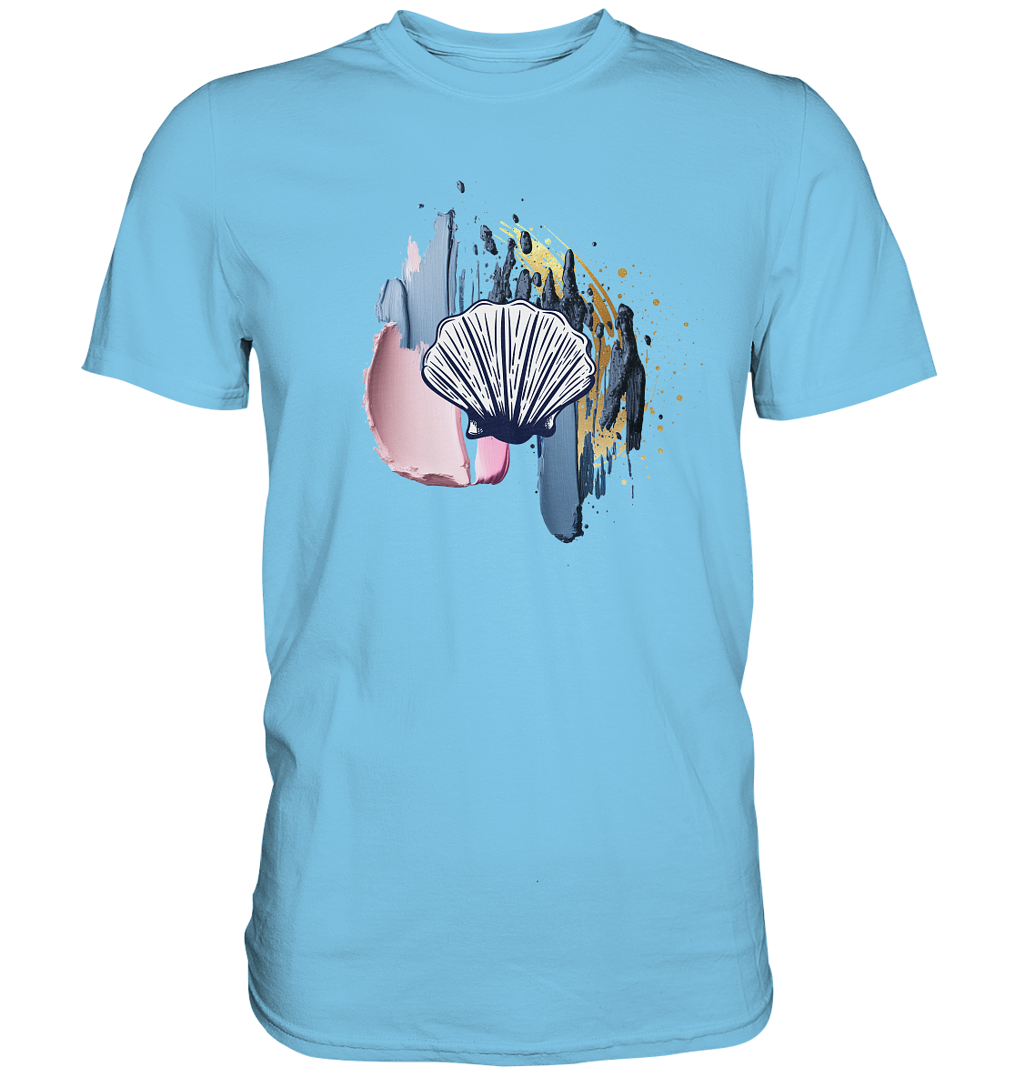 Damen T-Shirt Premium mit Muschel Motiv
