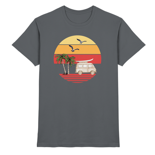 Sommer für Surfer T-Shirt | Premium Herren Shirt mit Surf Motiv