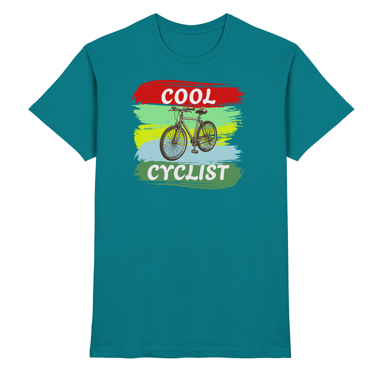 Herren Premium T-Shirt - Cool Cyclist