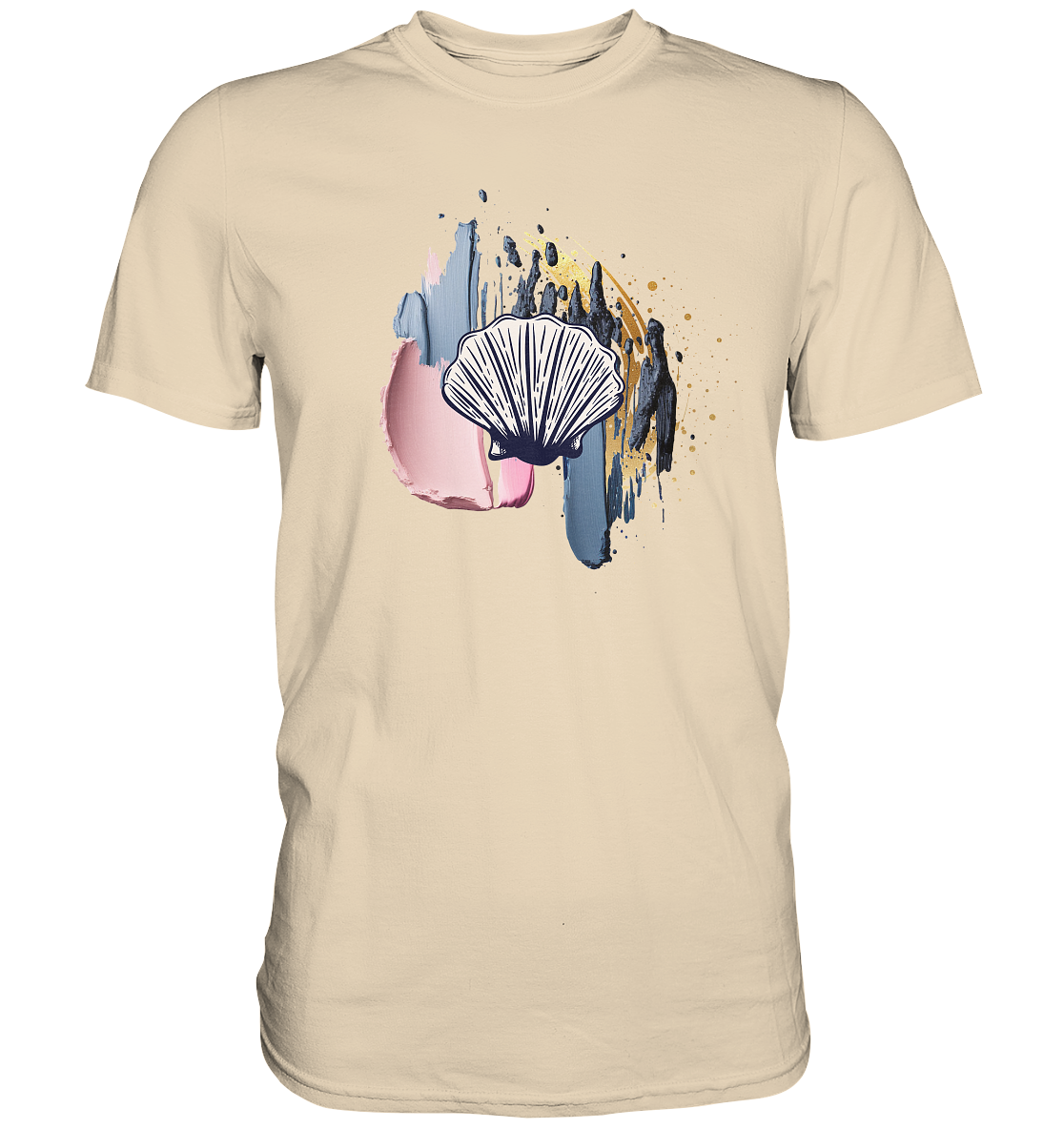 Damen T-Shirt Premium mit Muschel Motiv