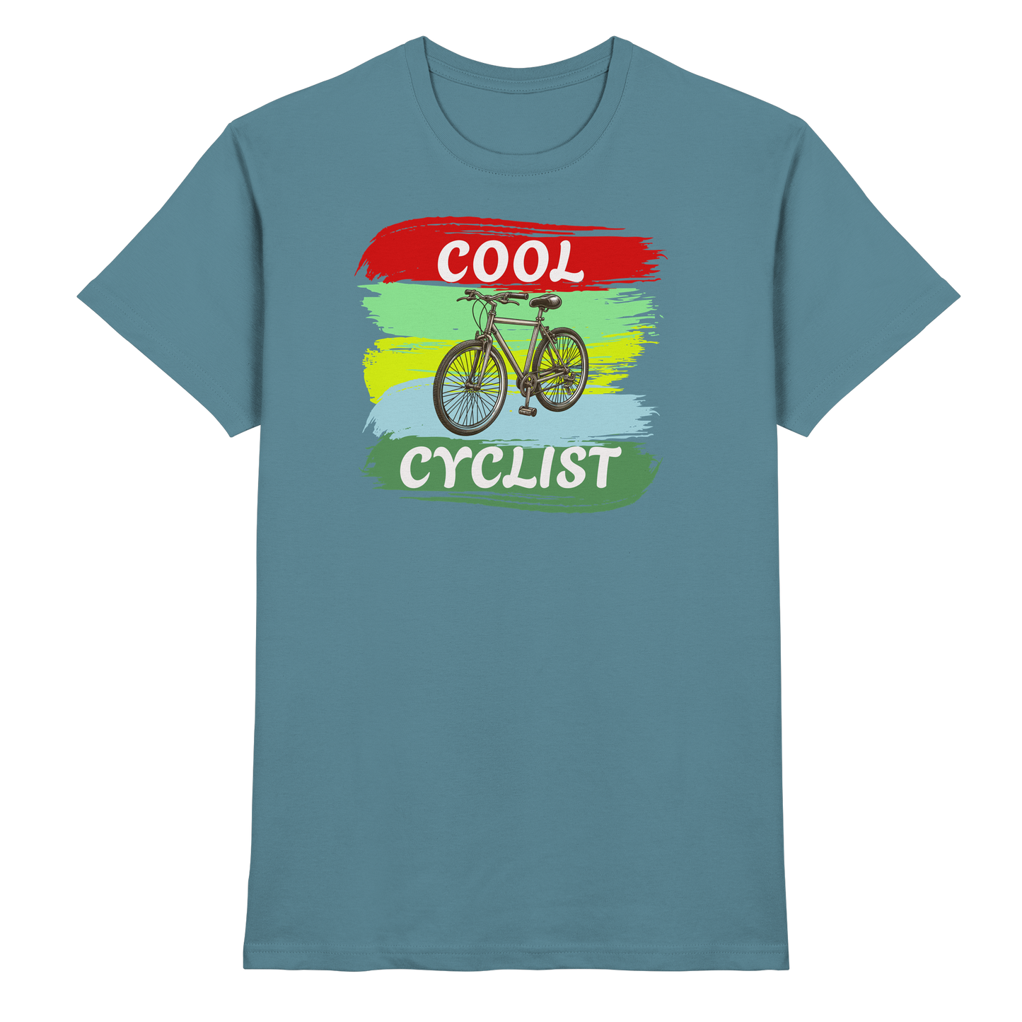 Herren Premium T-Shirt - Cool Cyclist