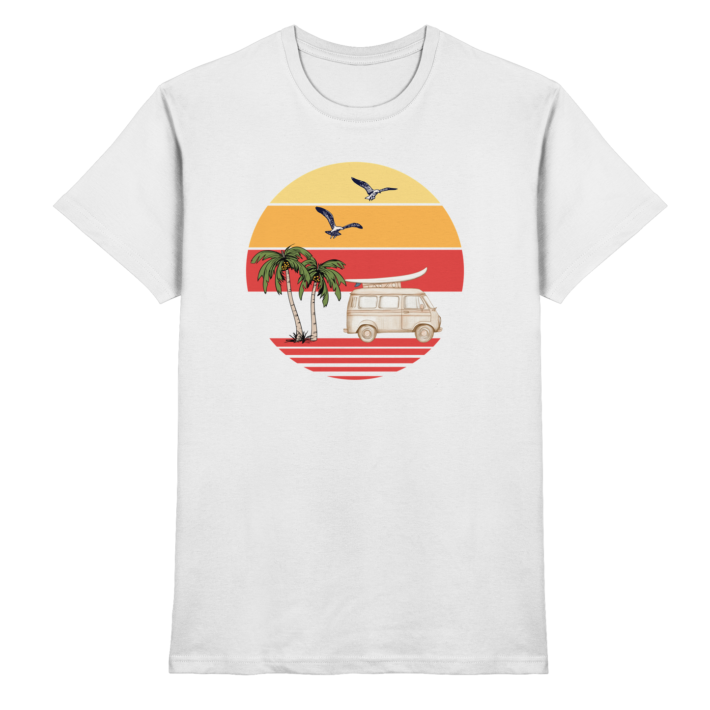 Herren T-Shirt Premium - "Sommer für Surfer "
